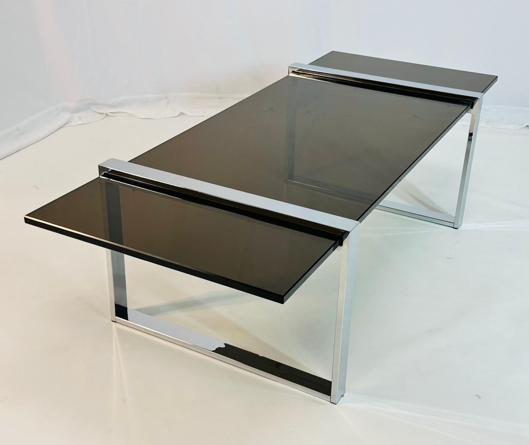 American Chrome & Smoked Glass 