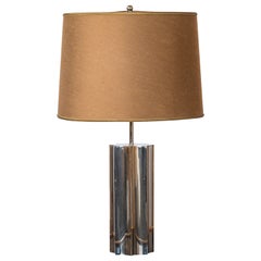 Verchromte Chrom-Tischlampe „Spring“ Modell von Jacques Charpentier – Frankreich 1970er Jahre
