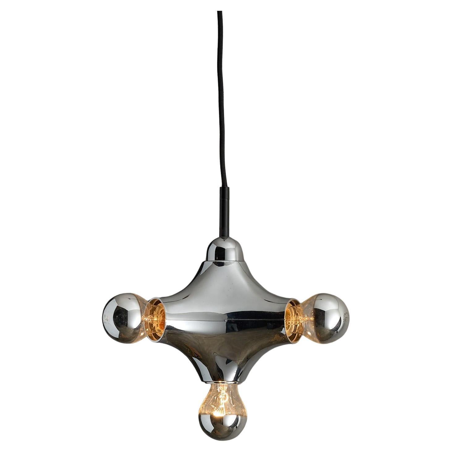 Chrome "Sputnik" Pendant by Cosack (Model 3337) en venta