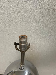 Chrome Stacked Ball Lamp by George Kovacs