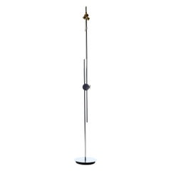 Lampe sur pied chromée, années 1960