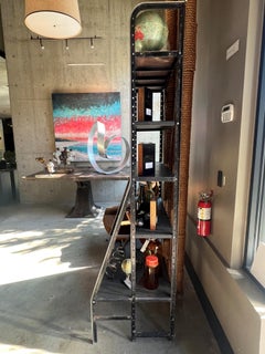 Chrome & Steel Storage Racks, Large Bottom