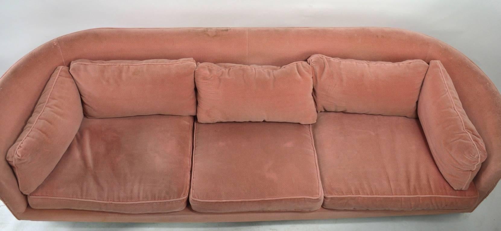 Chrome Strap Sofa Attributed to Milo Baughman 4