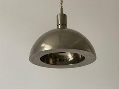 Chrome Suspension Ceiling Lamp, 1960s, Italy