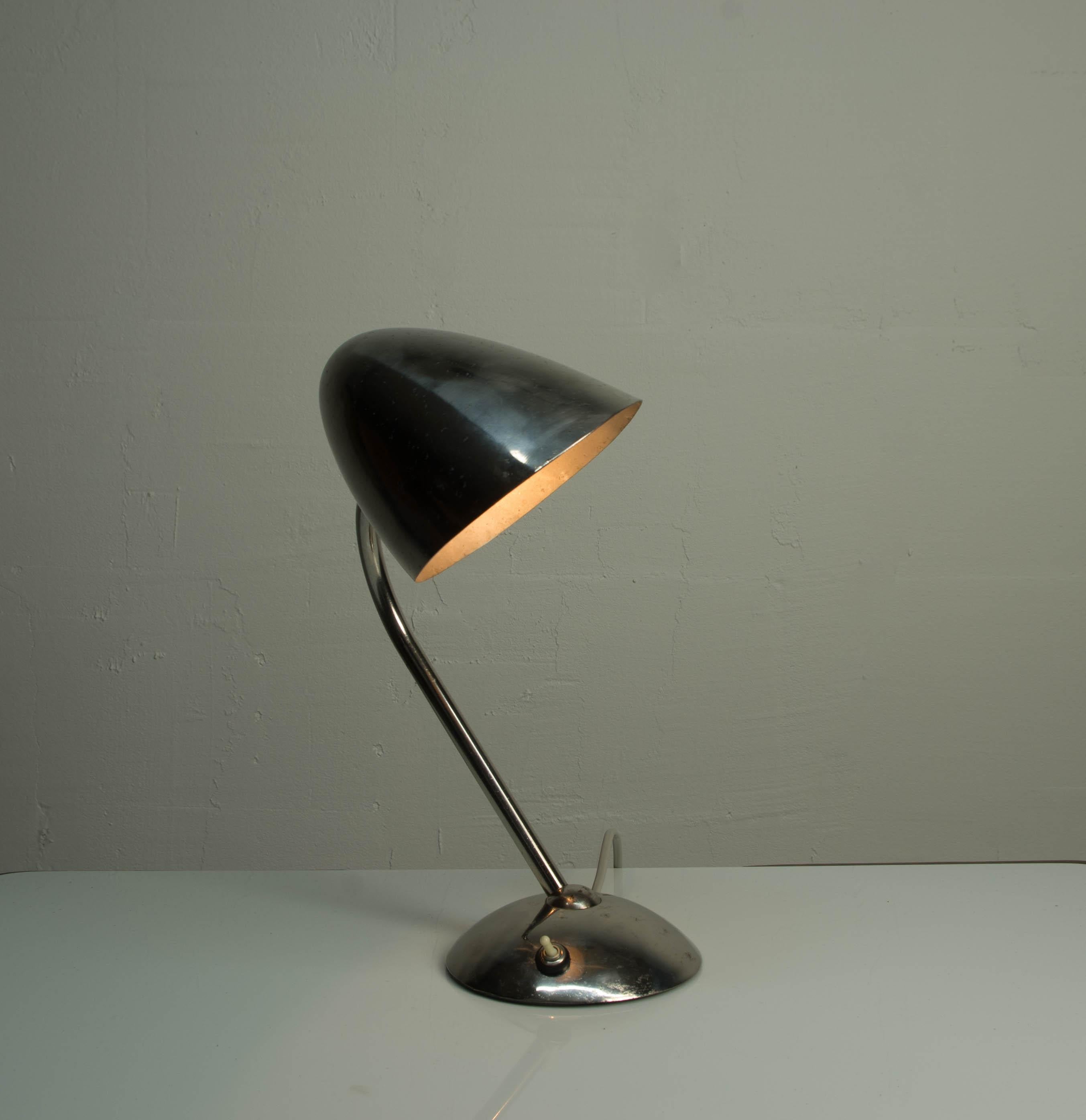 Mid-20th Century Chrome Table Lamp by Franta Anyz, 1930s