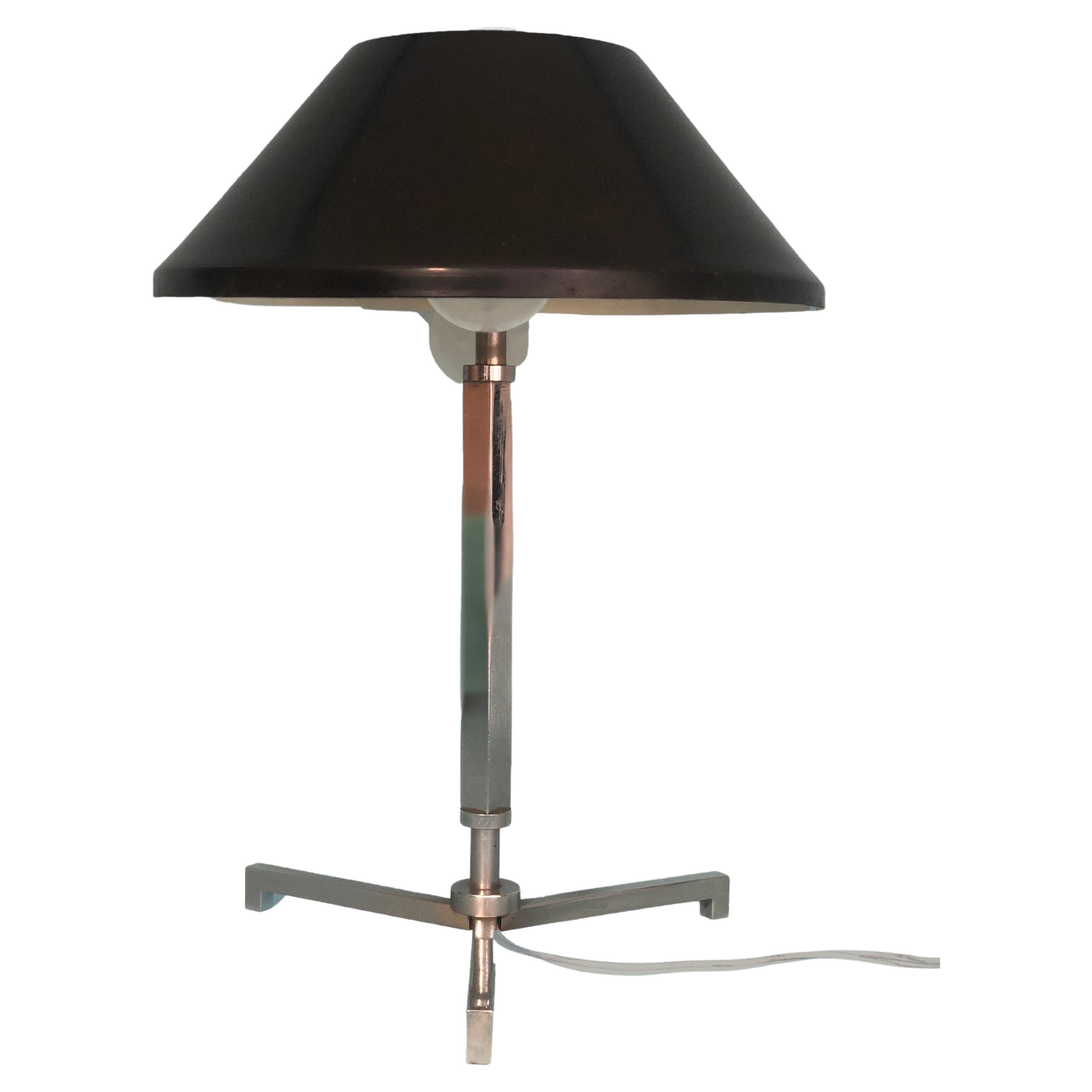 Chrome Table Lamp by Jo Hammerborg for Fog & Mørup, Denmark, 1960s