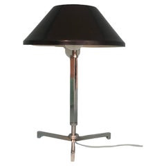Chrome Table Lamp By Jo Hammerborg for Fog & Mørup Denmark 1960s