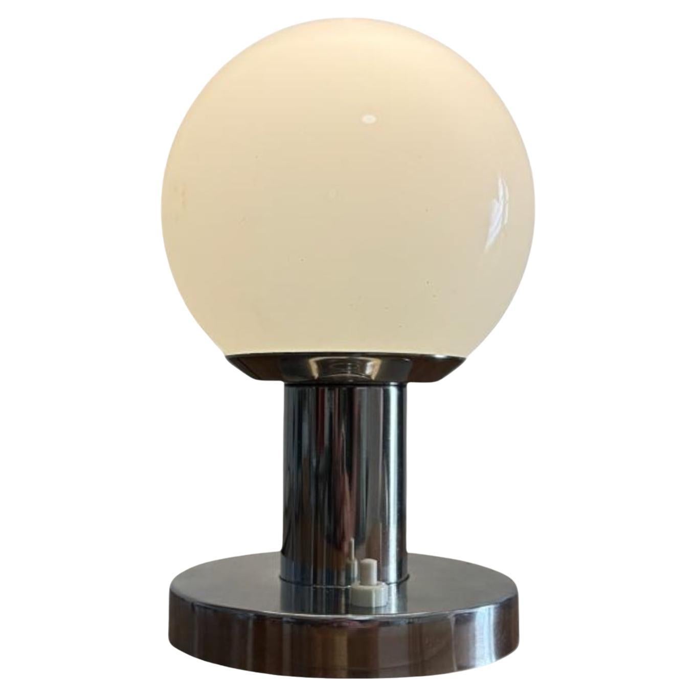 Chrome table lamp from the 70s.
