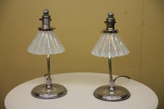 Chrome Table Lamps by the Chase