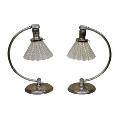Chrome Table Lamps by the Chase