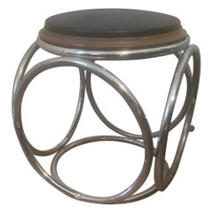 Chrome Thonet Stool or Table