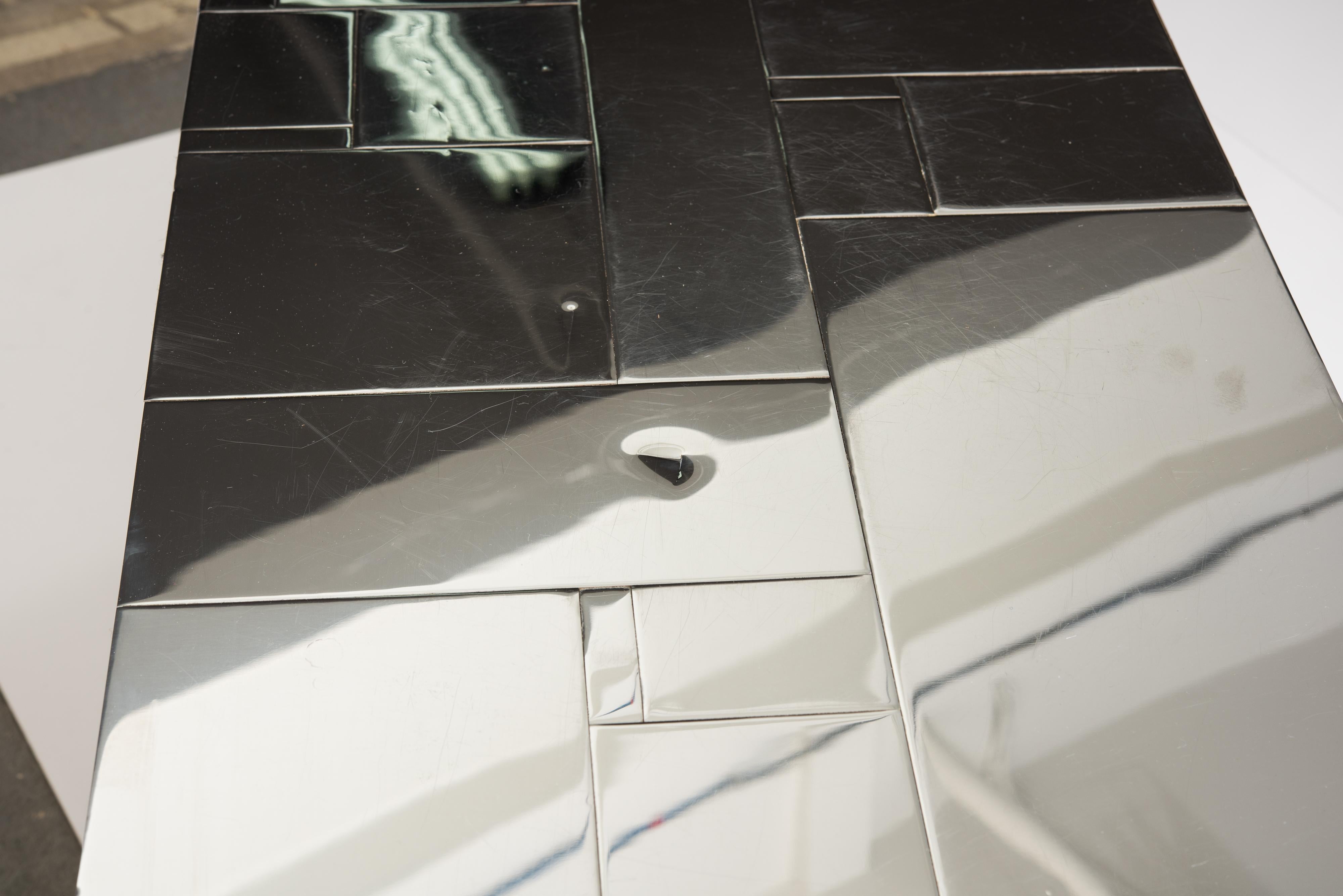 Chrome Tile Paul Evans Directional Cityscape Style Credenza, circa 1970s 9