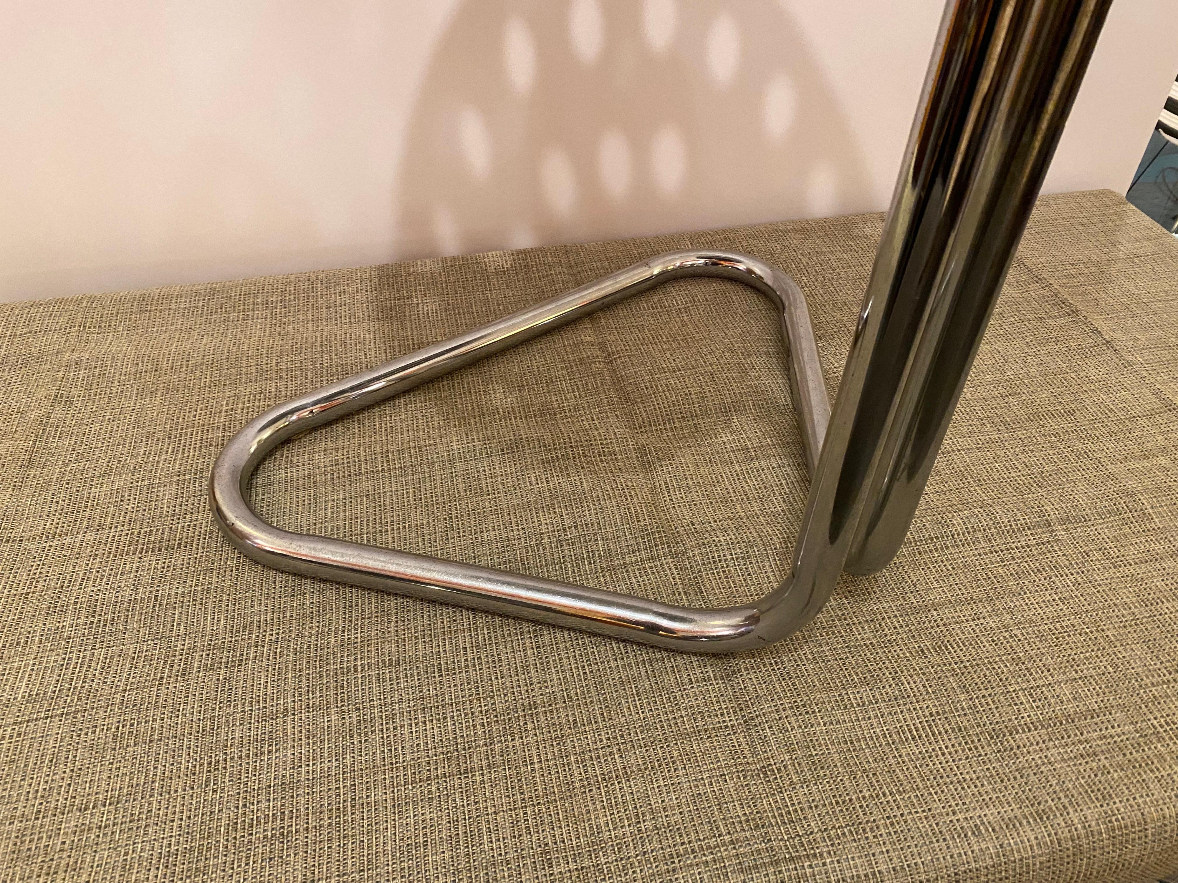 Late 20th Century Chrome Tractor Seat Stool in the Style of Castiglioni