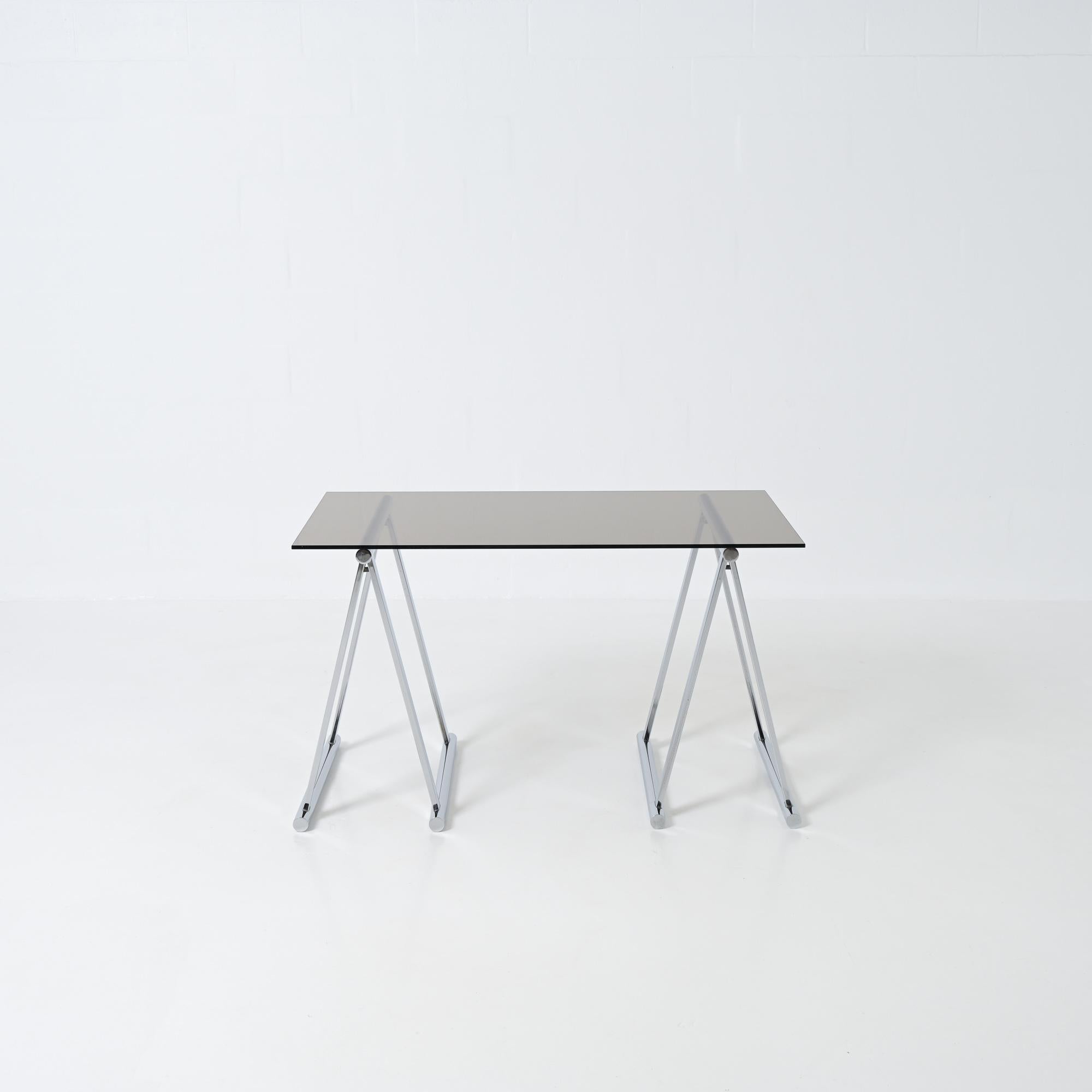Chrome trestles desk For Sale 2
