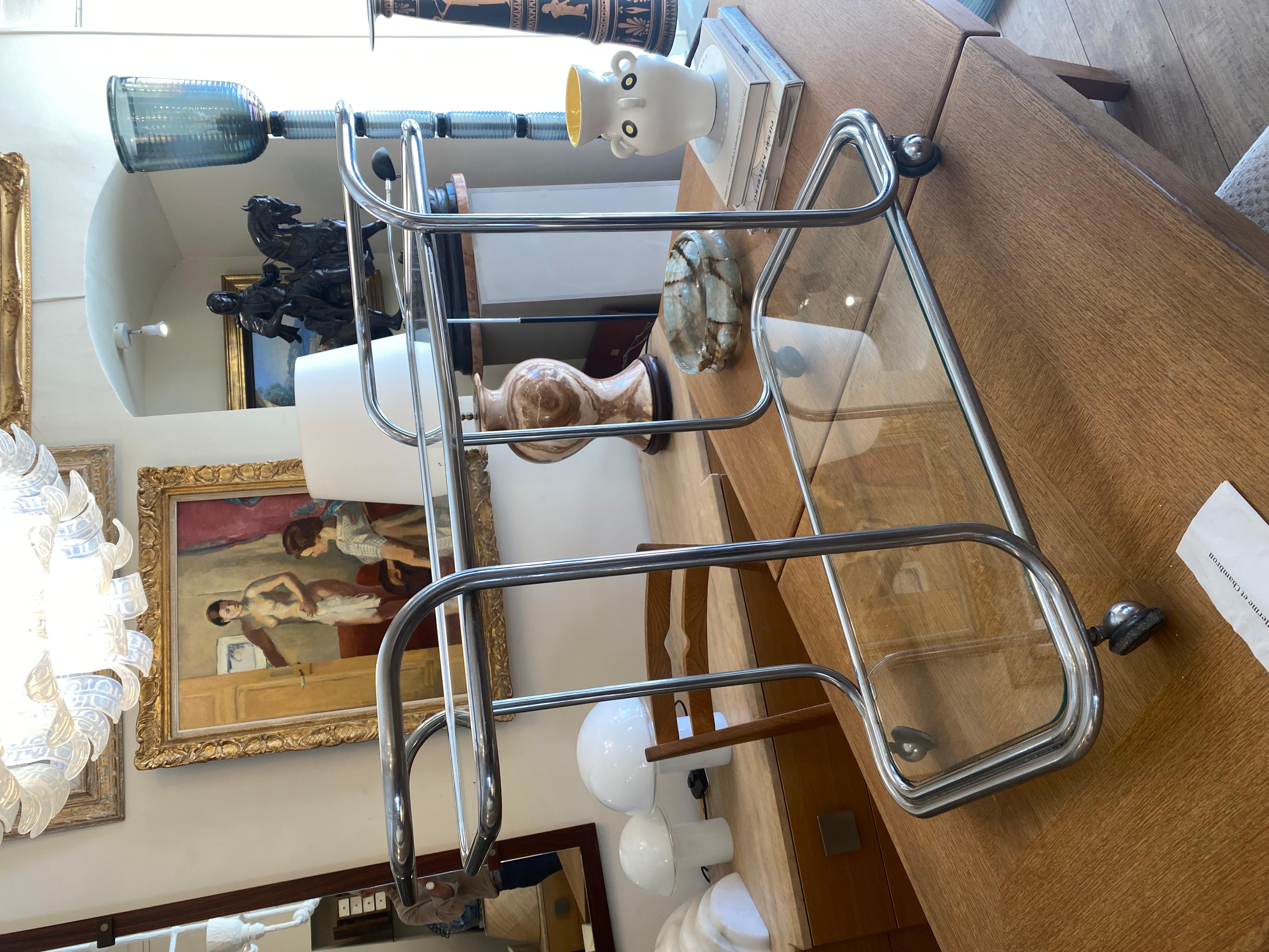 Chrome trolley , 1970 , Italy For Sale 5