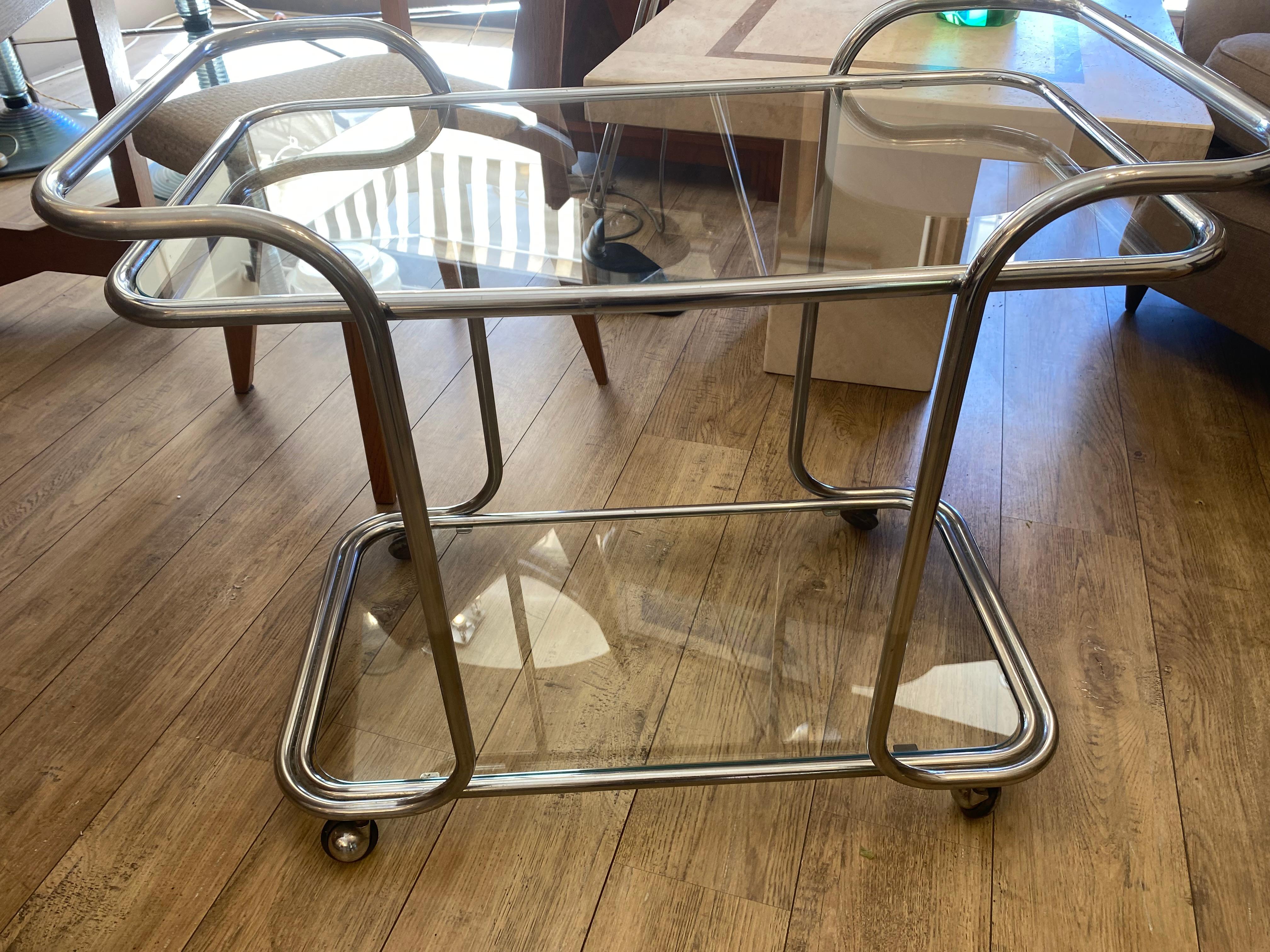 Chrome trolley , 1970 , Italy For Sale 7