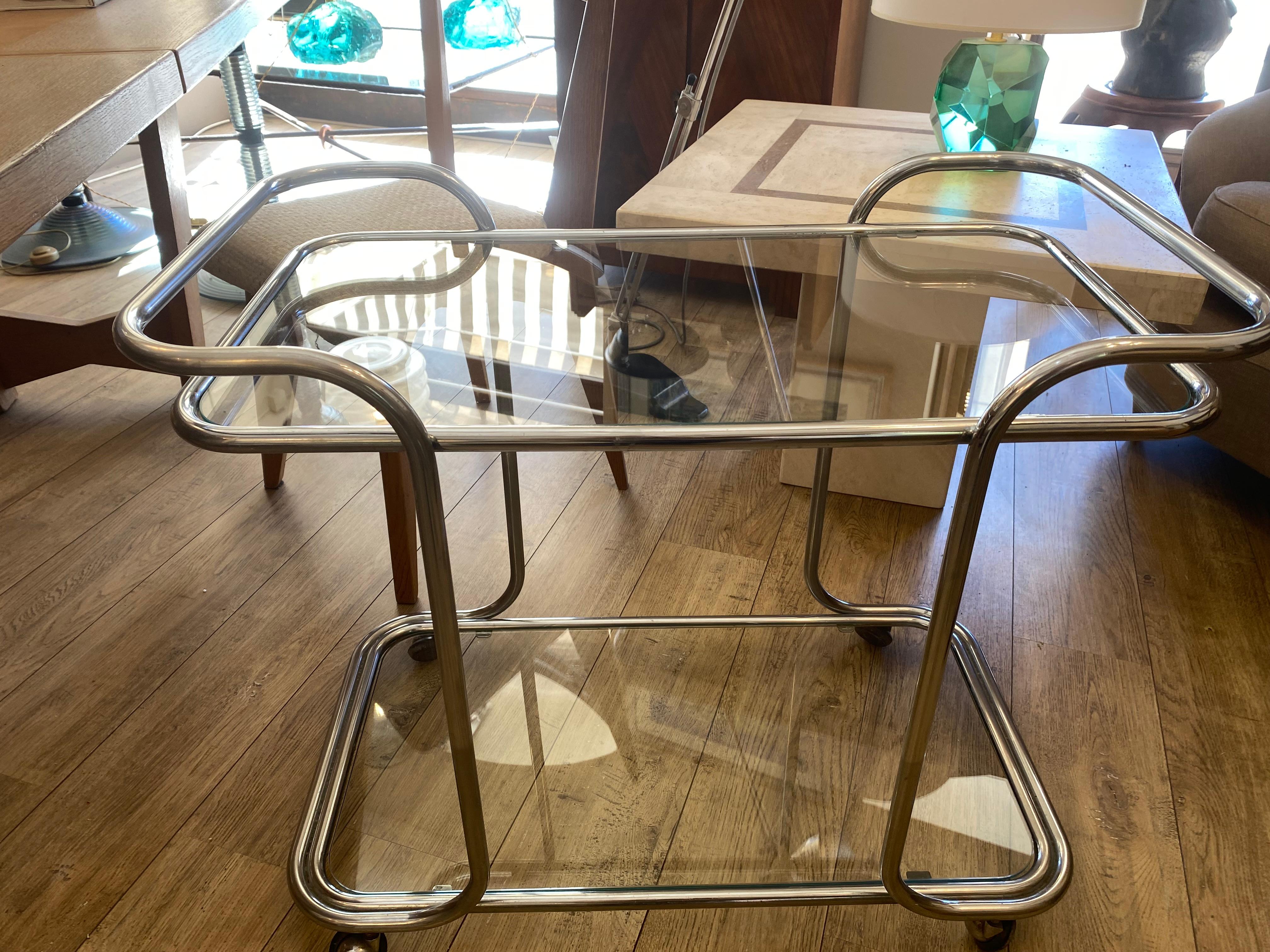 Chrome trolley , 1970 , Italy For Sale 8