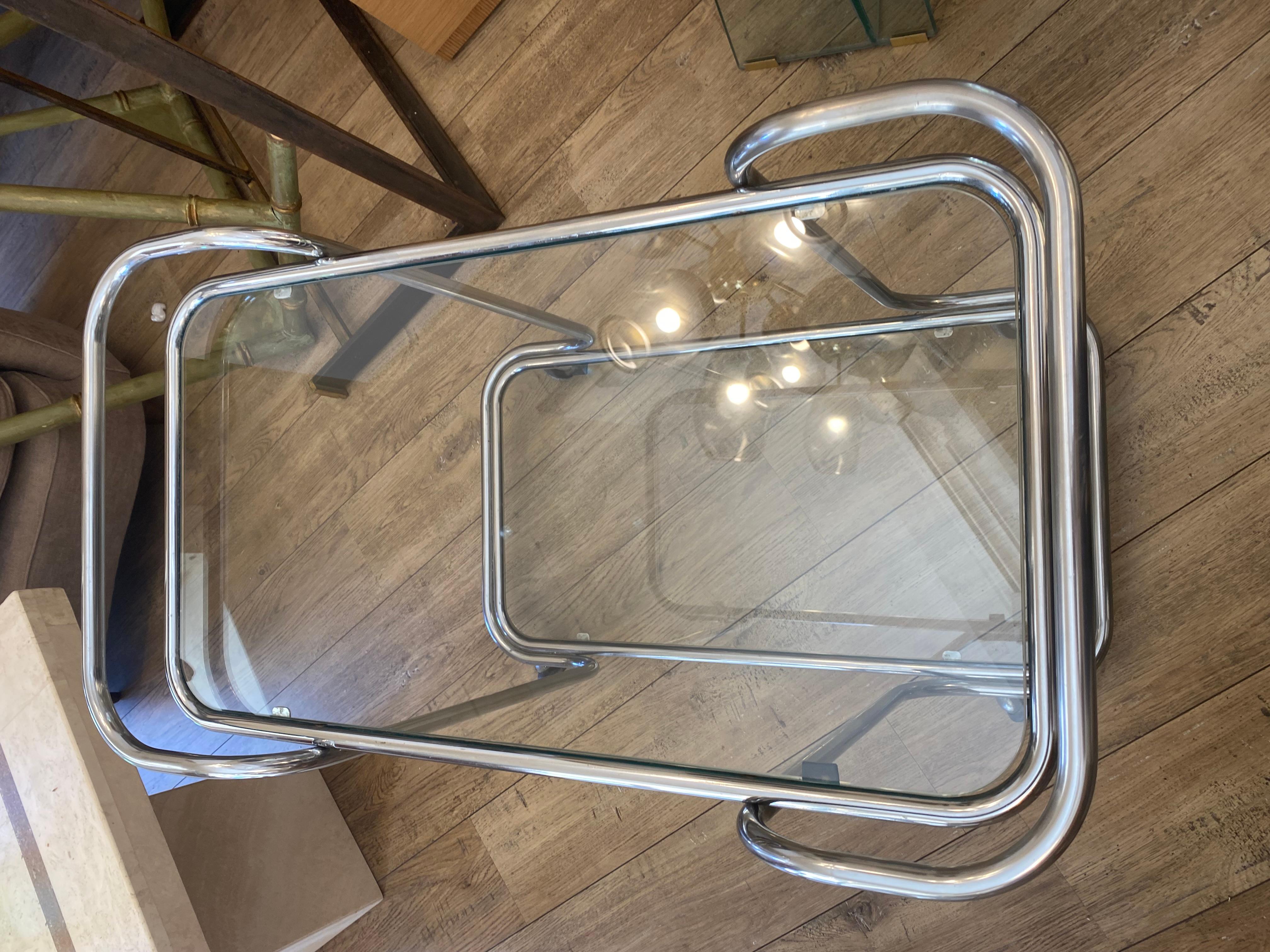 Chrome trolley , 1970 , Italy For Sale 2