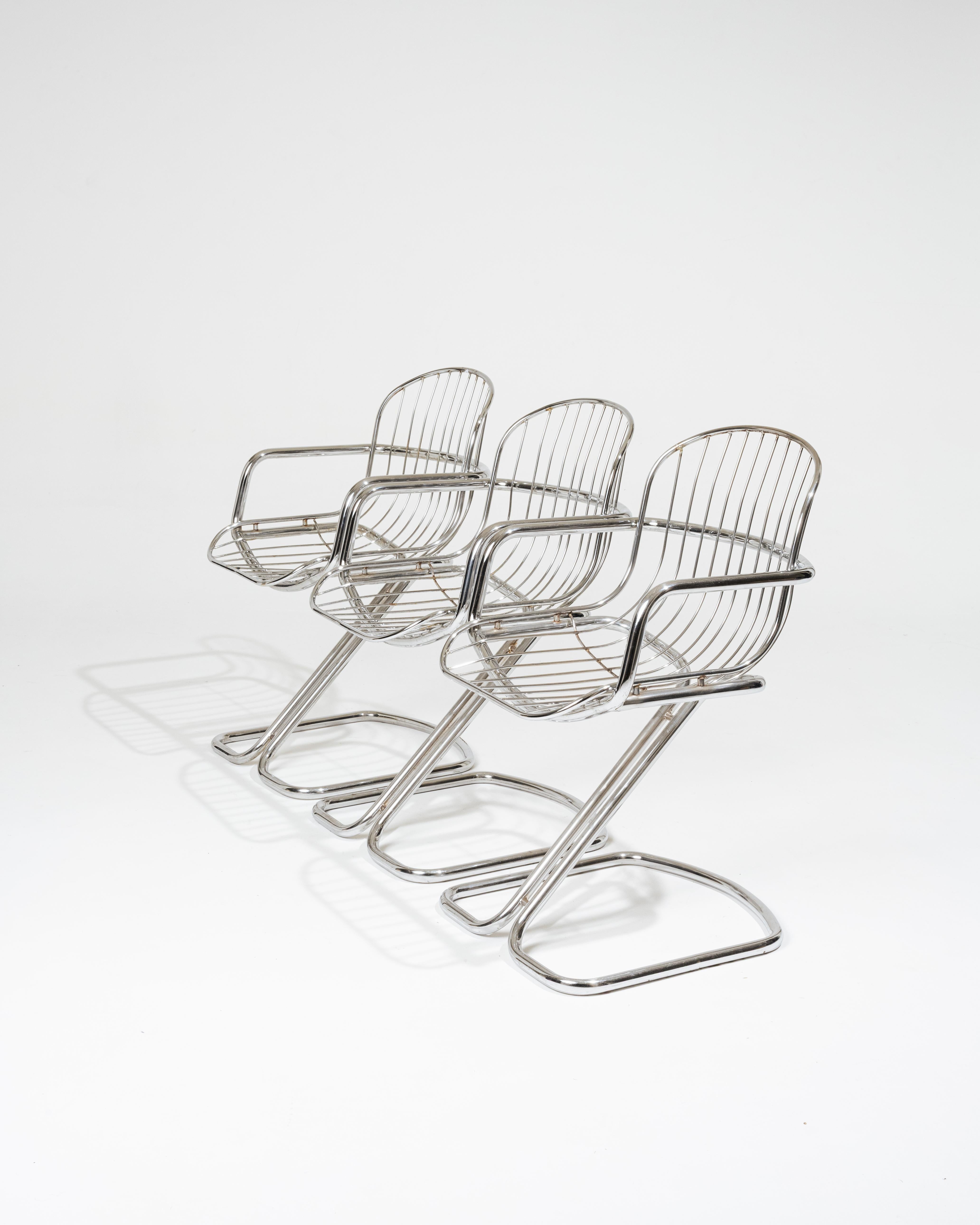 Chrome tubular chair, 1970s For Sale 8