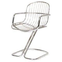 Chrome tubular chair, 1970s