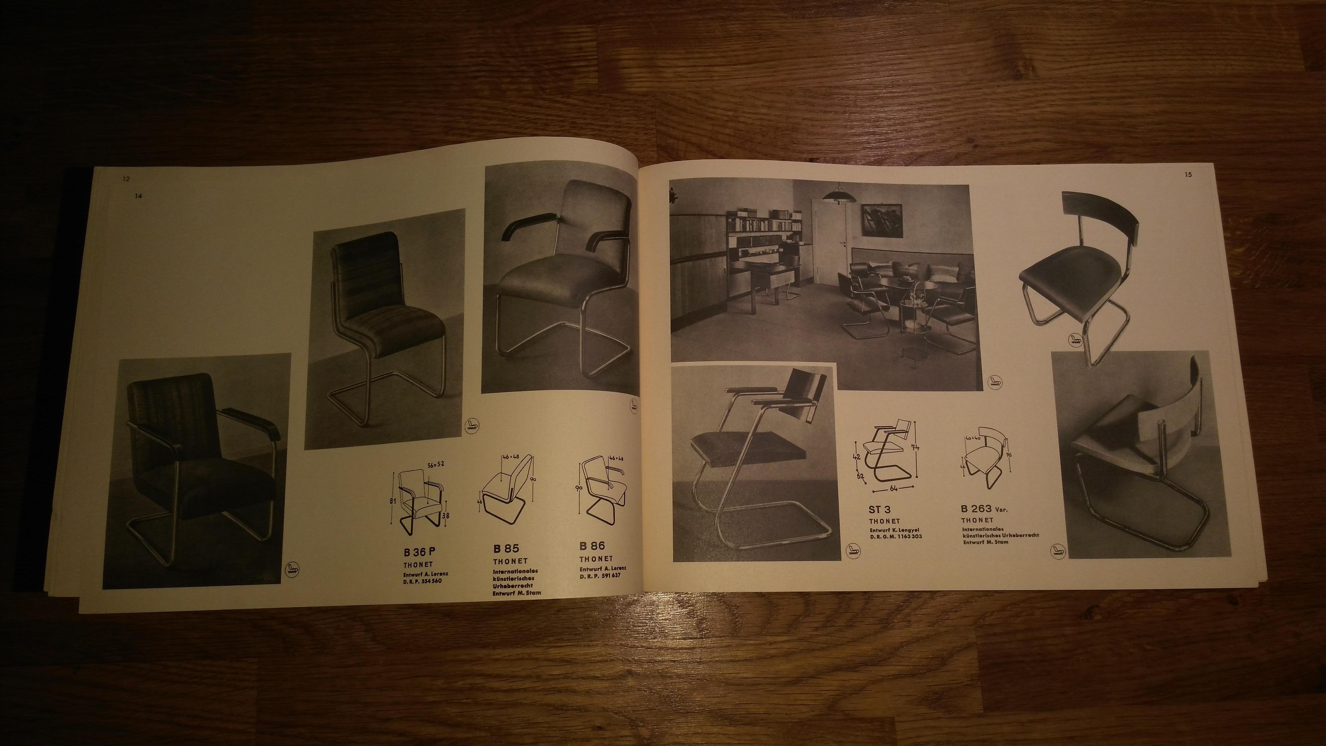 Chrome Tubular Steel Catalogue, Thonet, 1980s In Excellent Condition For Sale In Praha, CZ