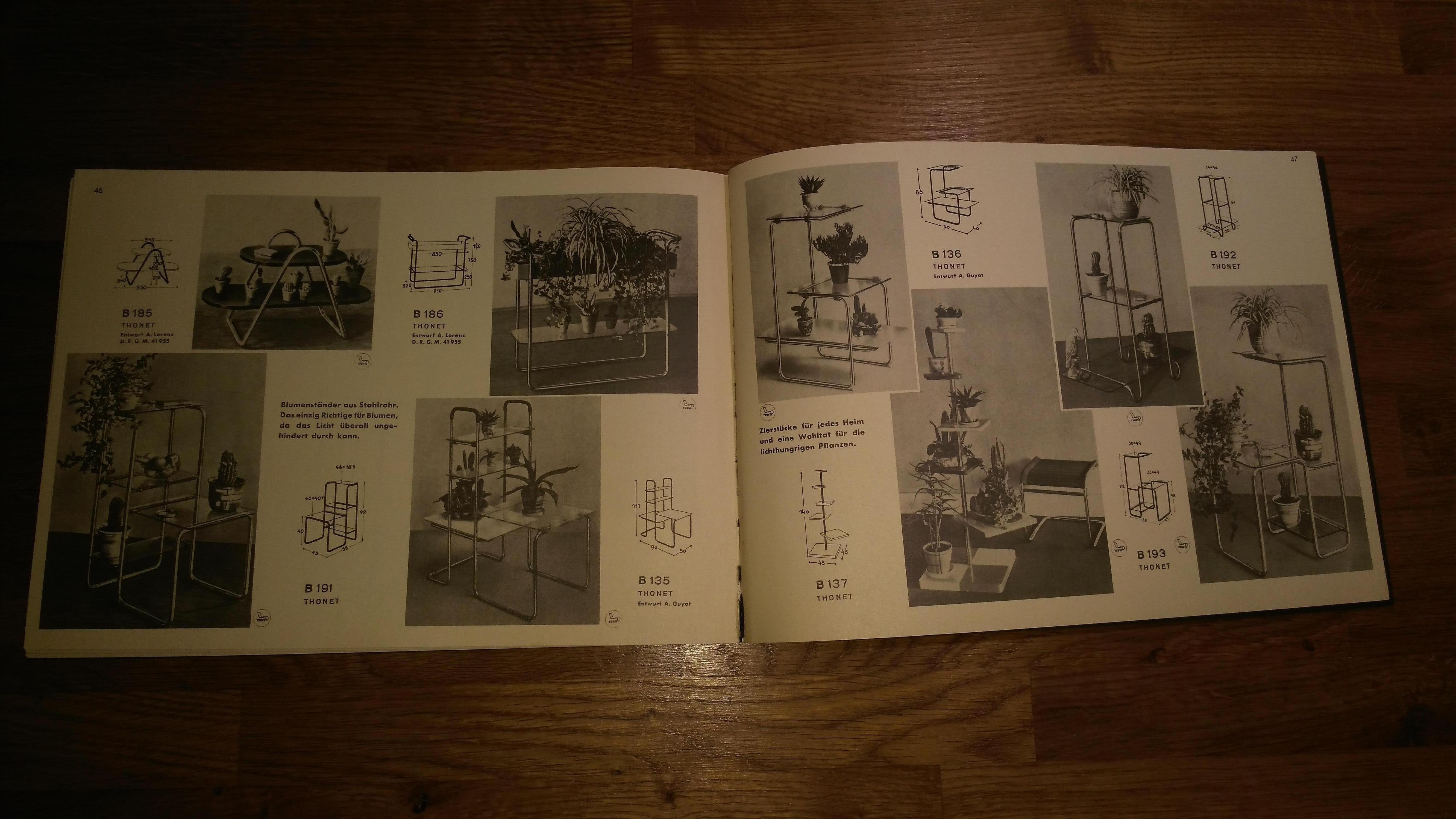 Late 20th Century Chrome Tubular Steel Catalogue, Thonet, 1980s For Sale