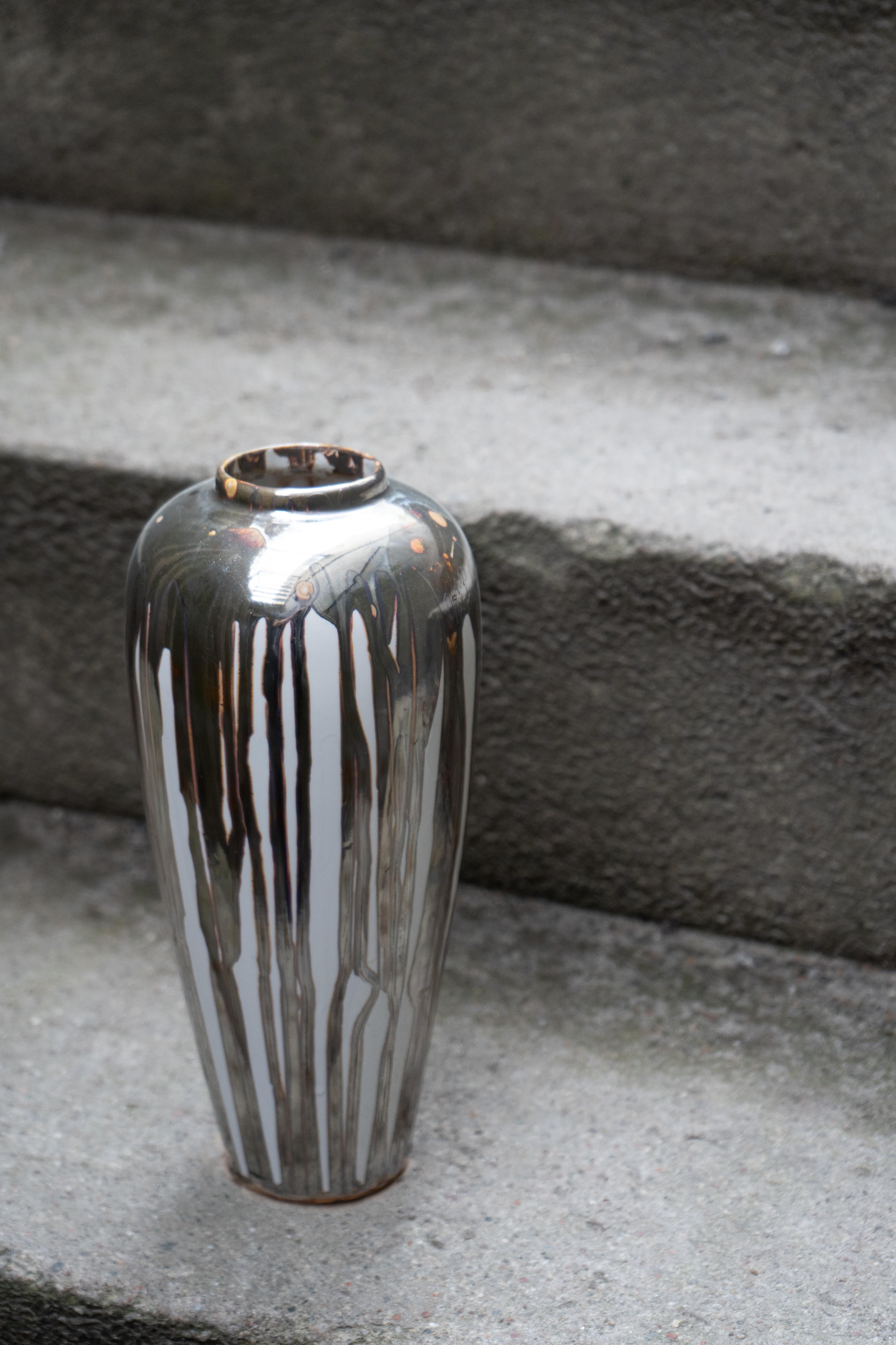 Vaso cromato 0001 di John Nordenstein In condizioni Nuovo in vendita a Geneve, CH