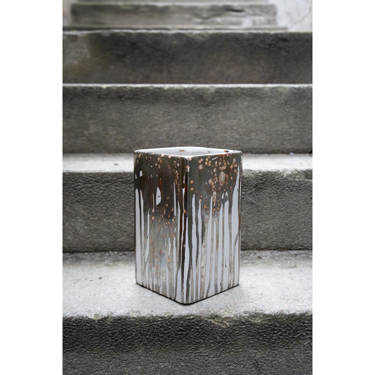 XXI secolo e contemporaneo Vaso cromato 0002 di John Nordenstein in vendita