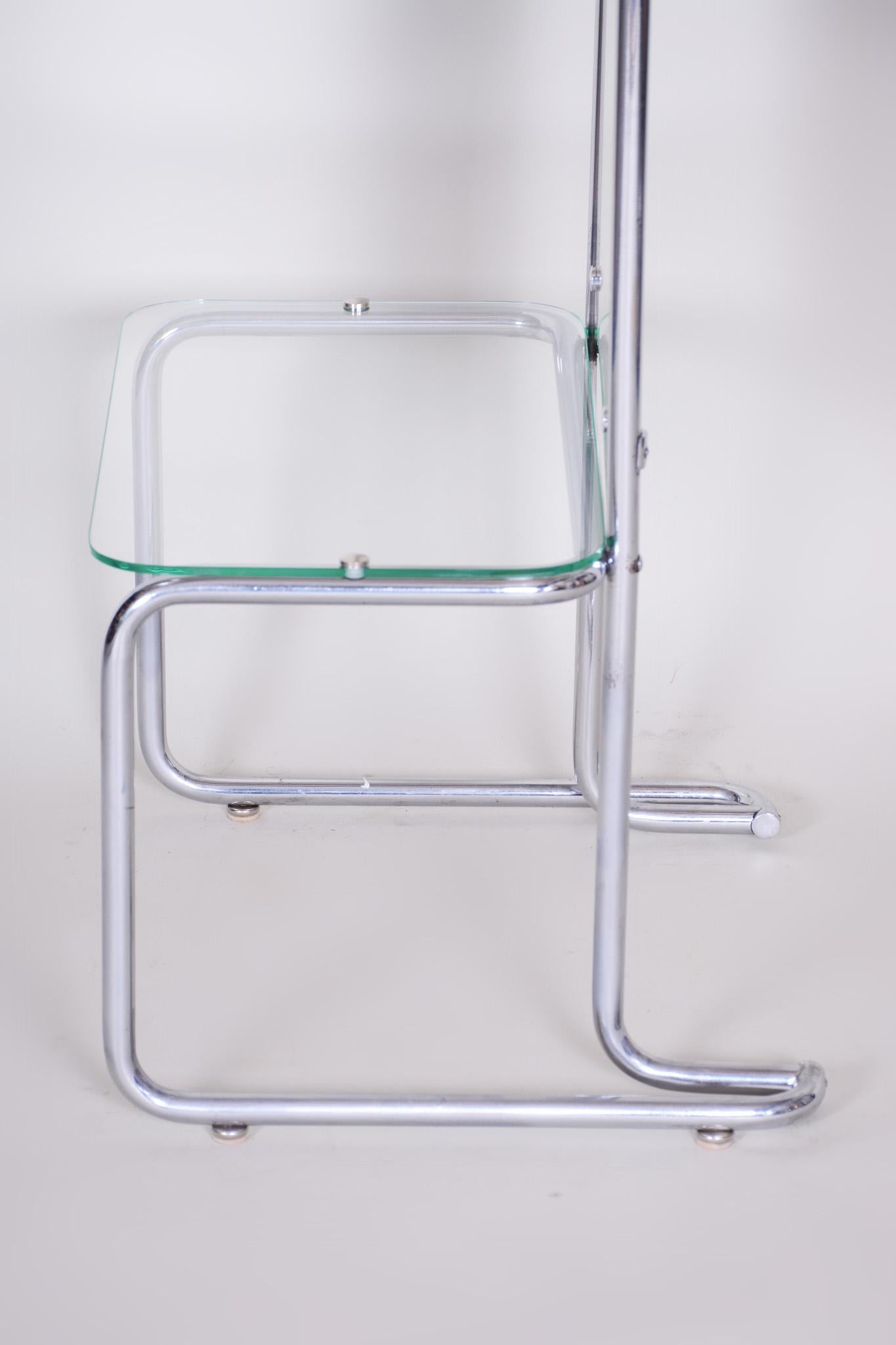 Verchromte Vintage-Bauhaus- Toilette mit Spiegel von Thonet, 1930er Jahre im Zustand „Gut“ in Brandys nad Labem, Středočeský kraj