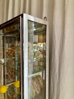 Chrom Vitrine Vitrine Schrank