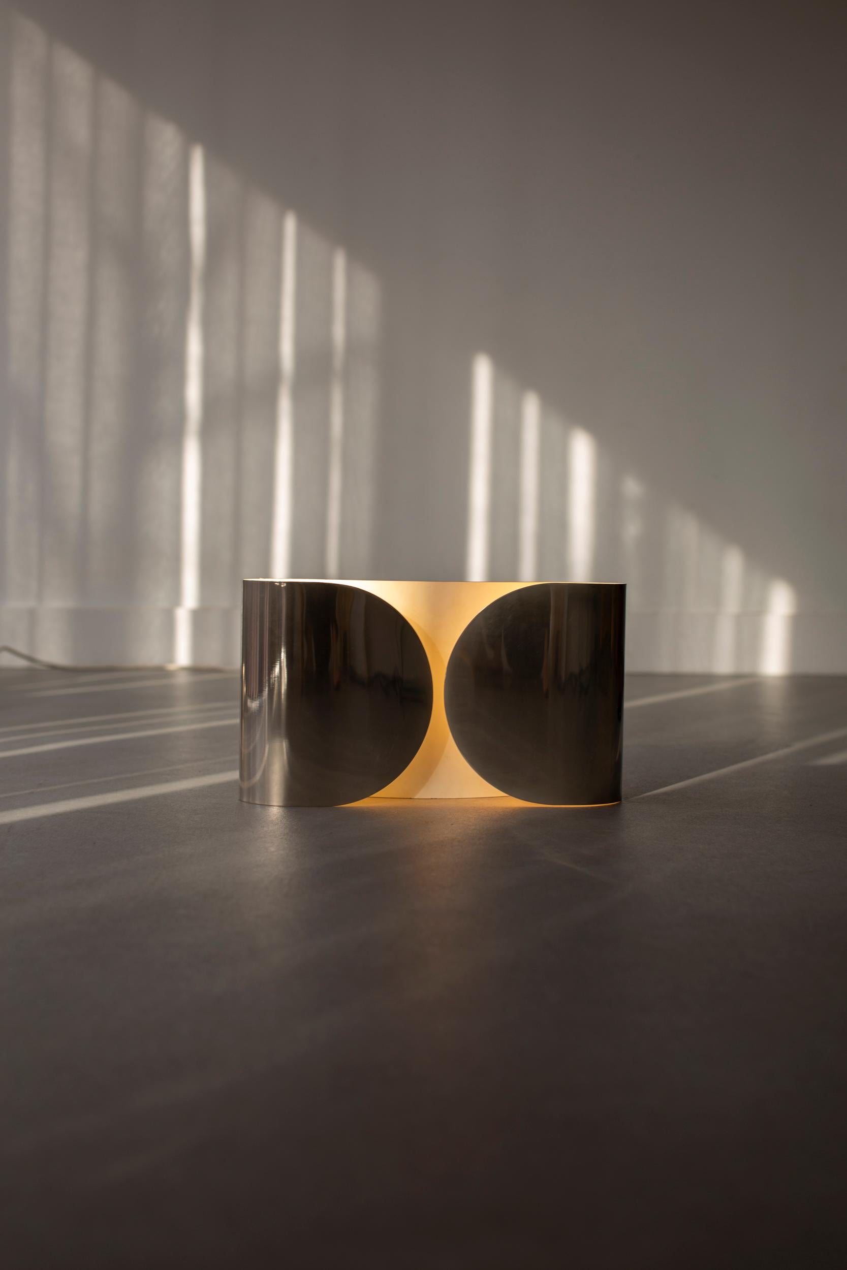 Modern Chrome wall lamp by Tobia Scarpa for Flos 80's