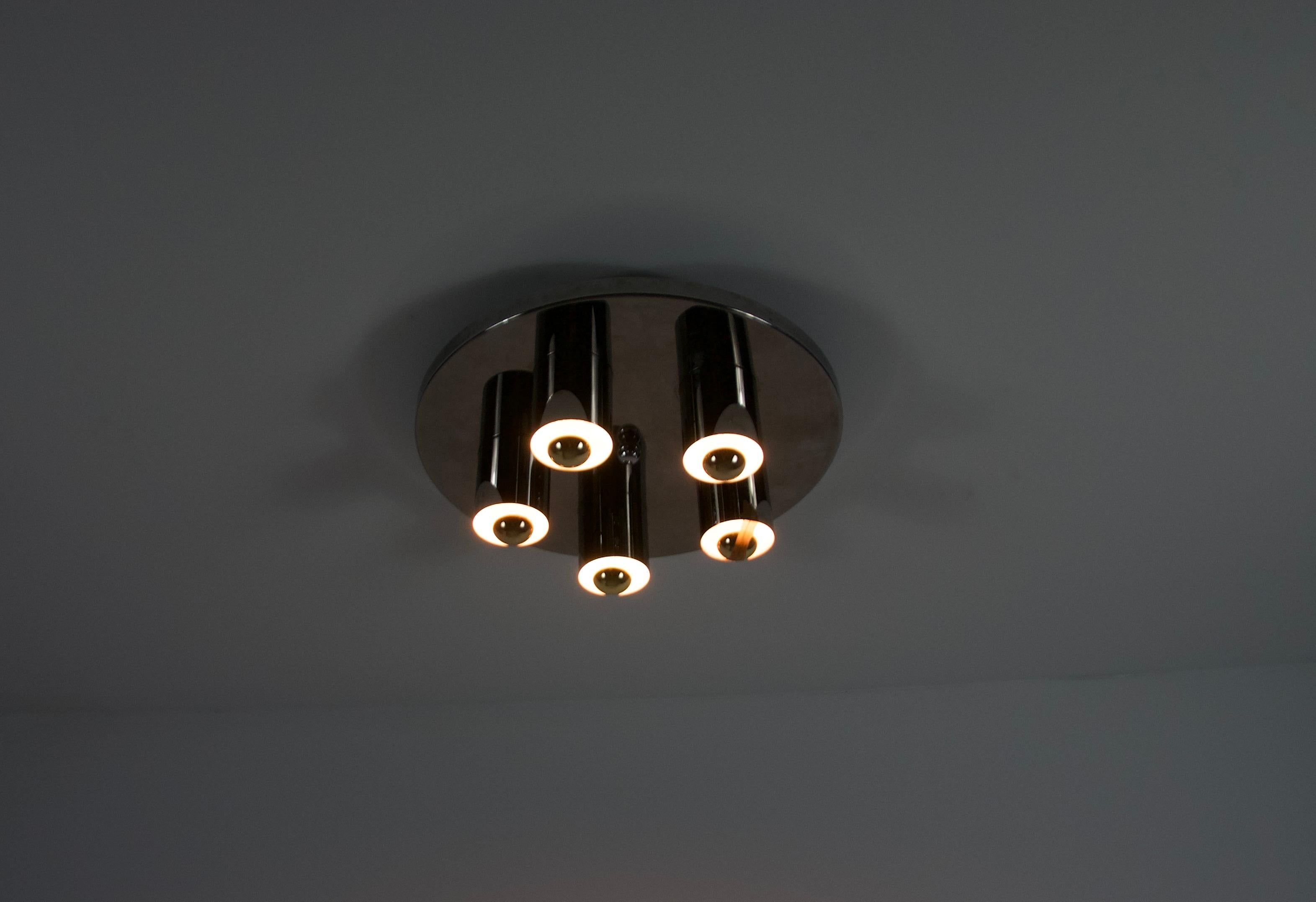 Lampe murale ou encastrée en chrome par Cosack, 1970 en vente 3