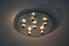 Lampada da parete o da incasso in cromo di Cosack, anni '70