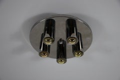 Aplique o Flushmount Cromo de Cosack, años 70