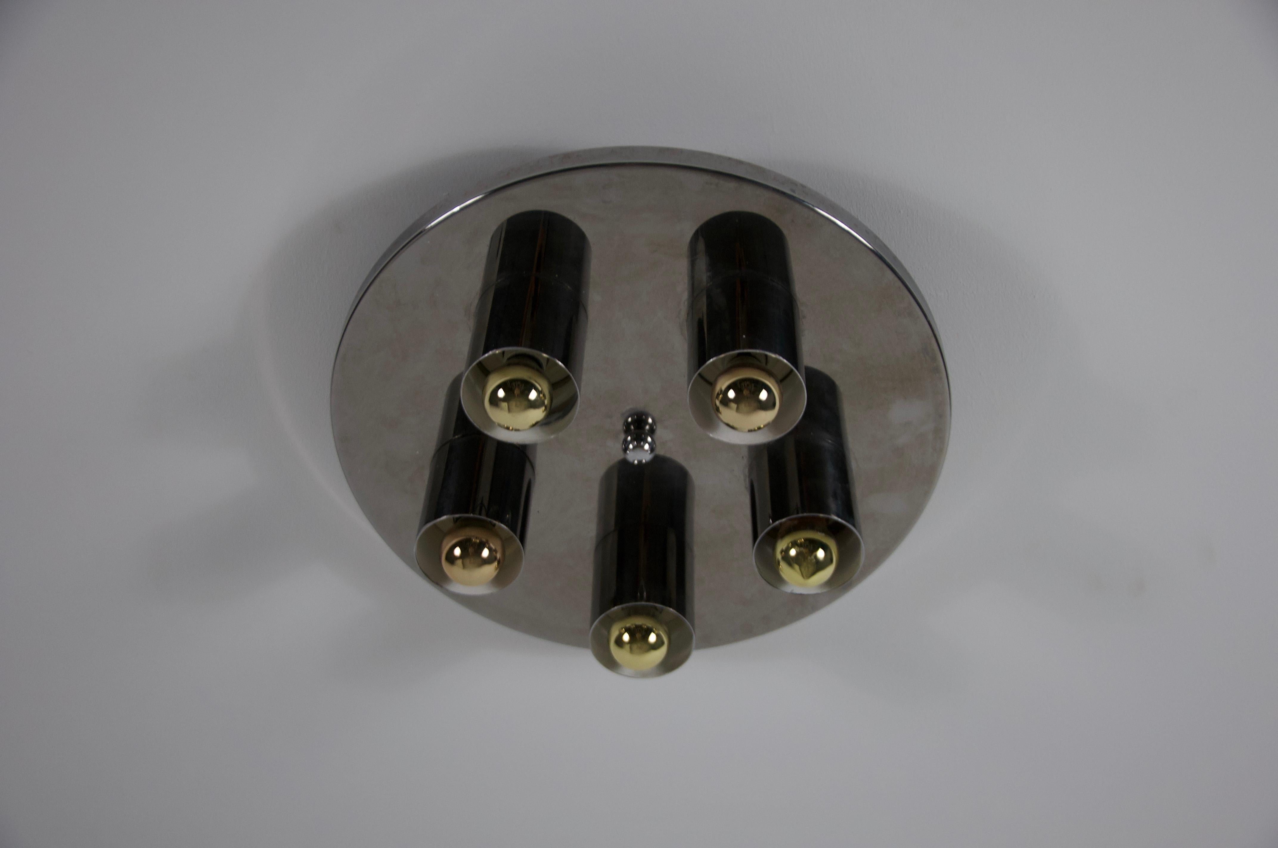 Allemand Lampe murale ou encastrée en chrome par Cosack, 1970 en vente