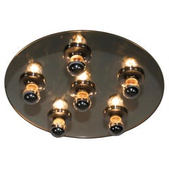 Lampada da parete o da incasso in cromo di Cosack, anni '70