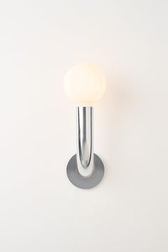 Chrome Wall Light Curva