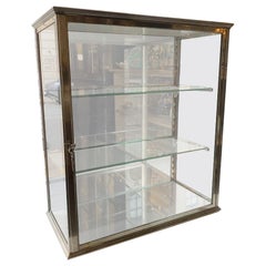 Chrome Wall or Table Display Cabinet, France early 1900