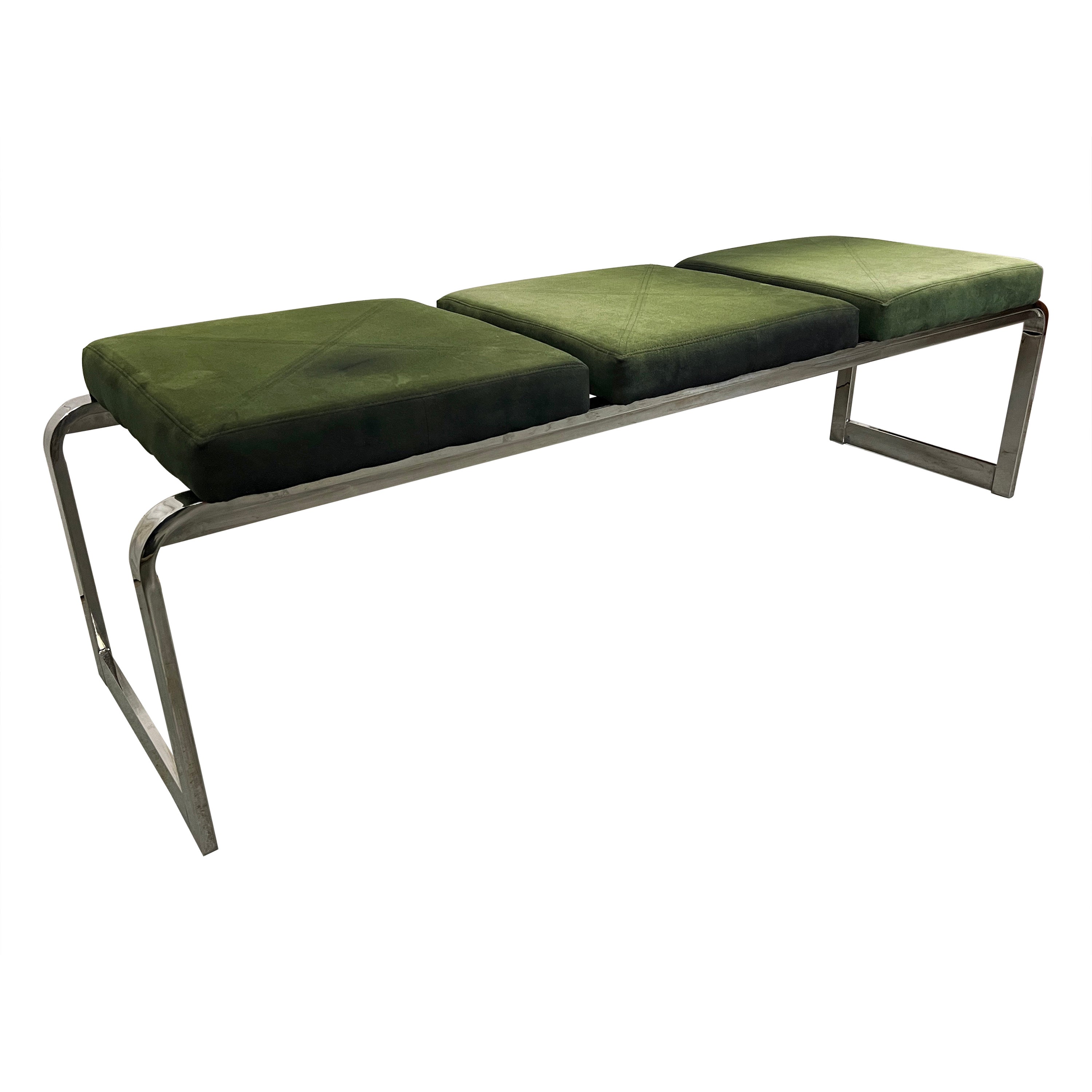 Banc en cascade chromé du Design Institute America