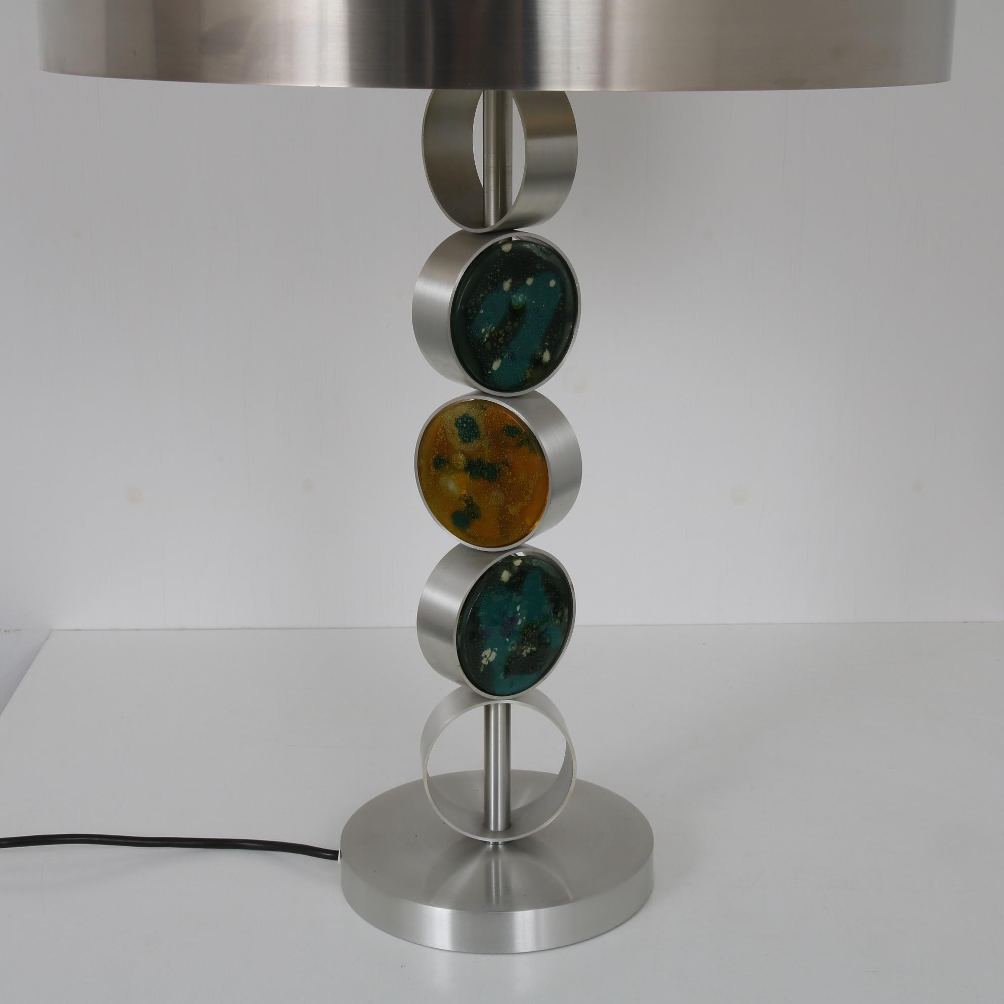 Chrome with Glass Table Lamp by Nanny Still for Raak, Netherlands, 1970 For Sale 3