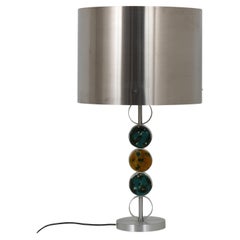 Antique Chrome with Glass Table Lamp by Nanny Still for Raak, Netherlands, 1970