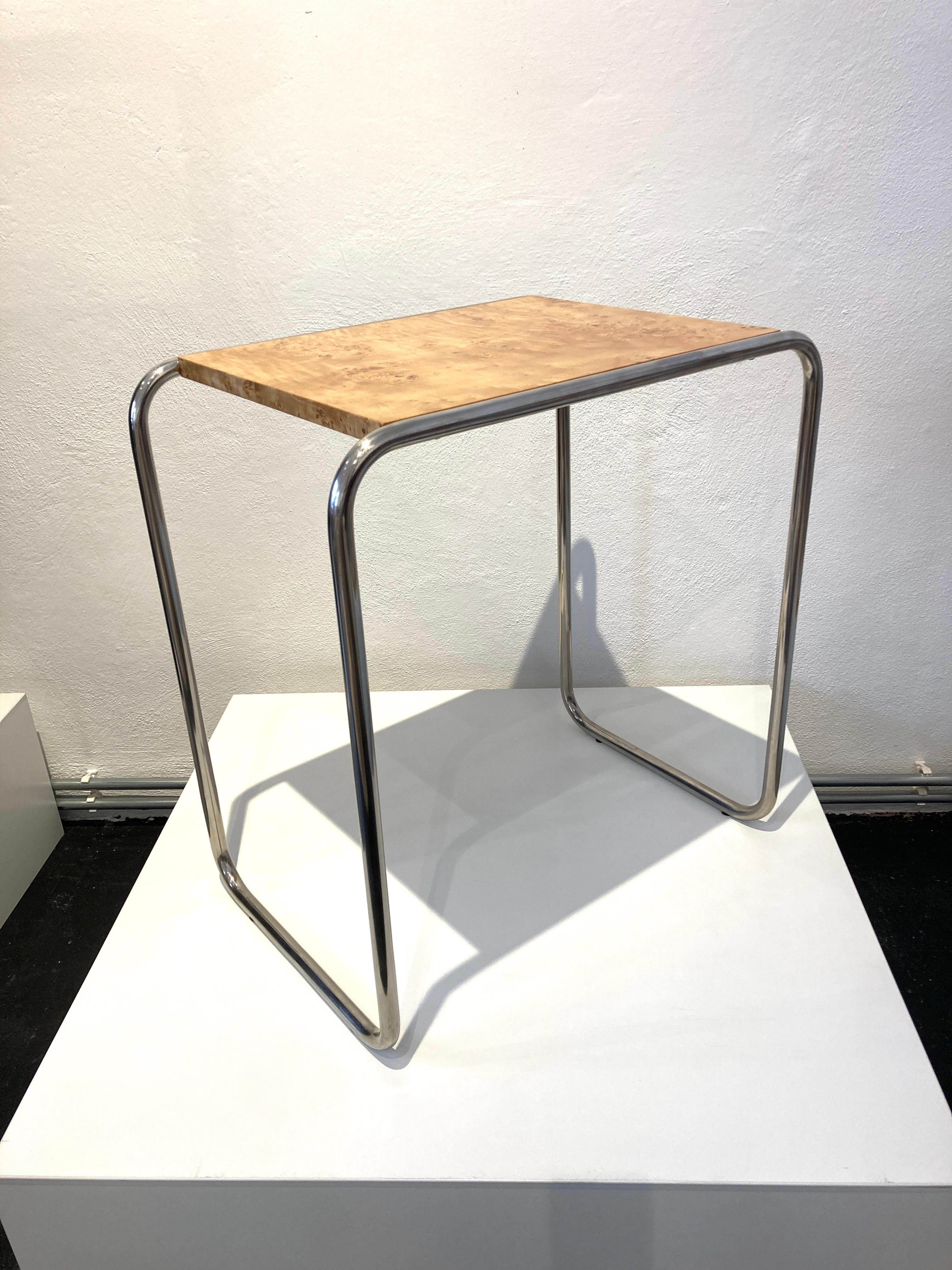 röhrenförmiger Stahltisch B 9 von Marcel Breuer, 1930er Jahre (Art déco) im Angebot