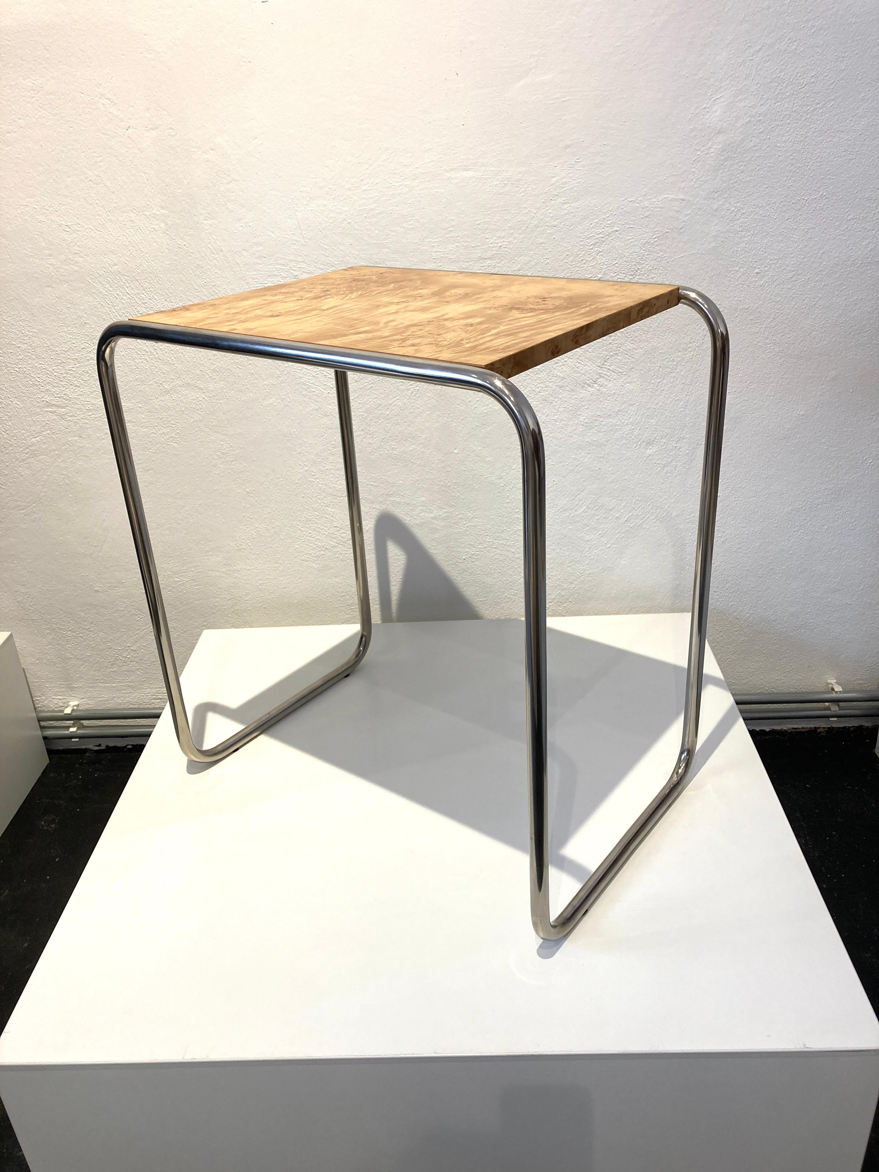 Art déco Table en acier tubulaire B 9 de Marcel Breuer, années 1930 en vente