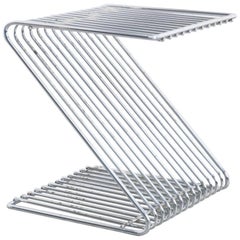 Chrome Z Stool by François Arnal for Atelier A