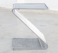 Chrome Z Stool by François Arnal for Atelier A