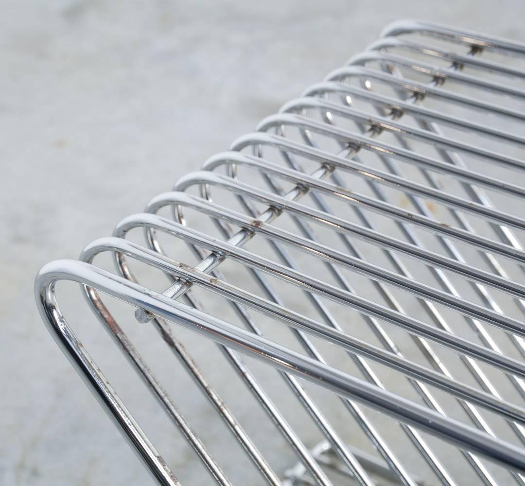 Late 20th Century Chrome Z Stool by François Arnal for Atelier A
