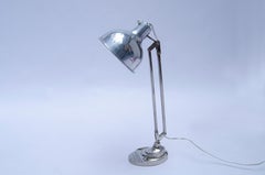 Art Deco Desk Lamp by Art Decor, Chromed Metal & Aluminum, 1930