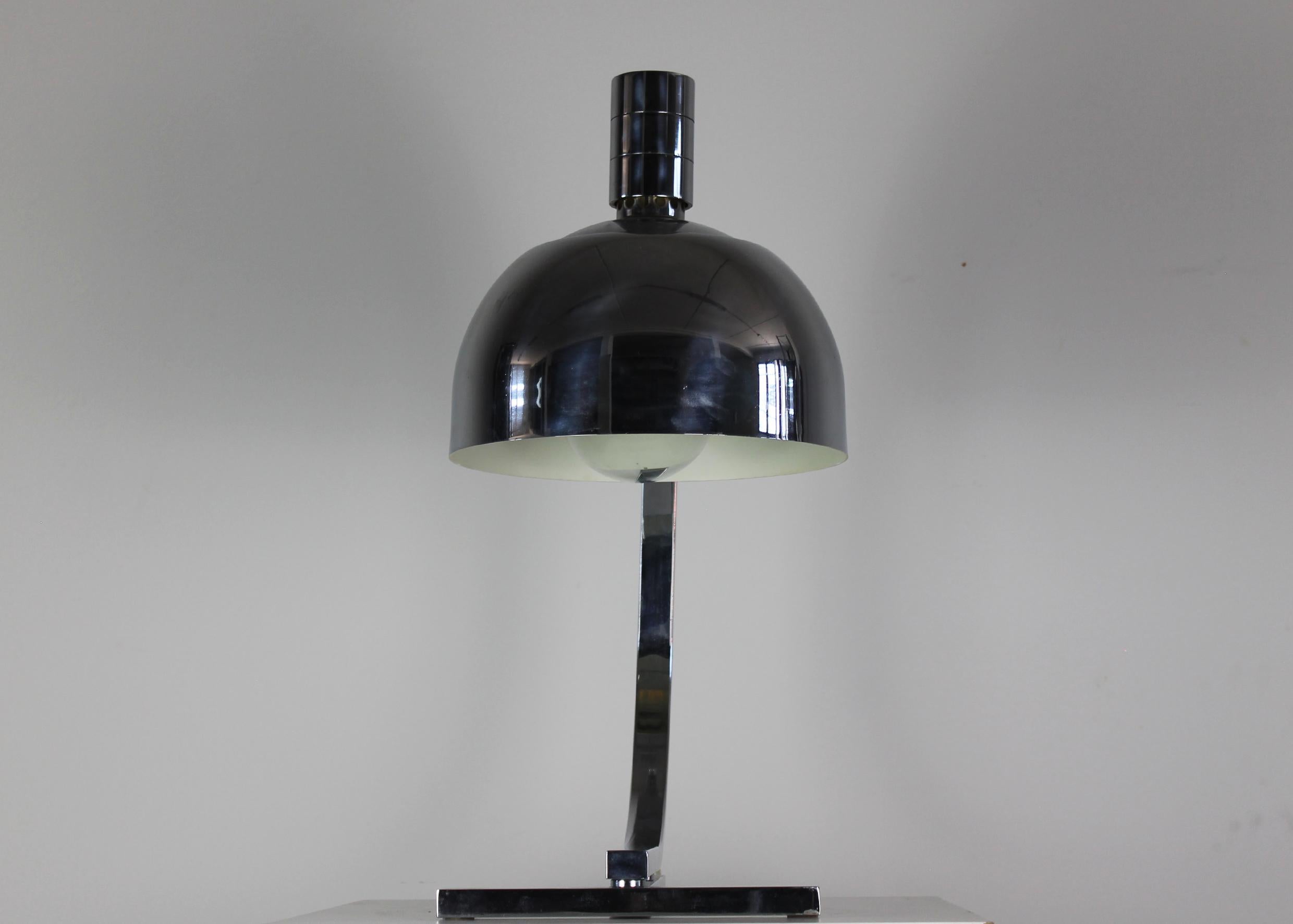 Mid-Century Modern Lampe de table chromée de la série AS/AM par Franco Albini pour Sirrah 1960 en vente