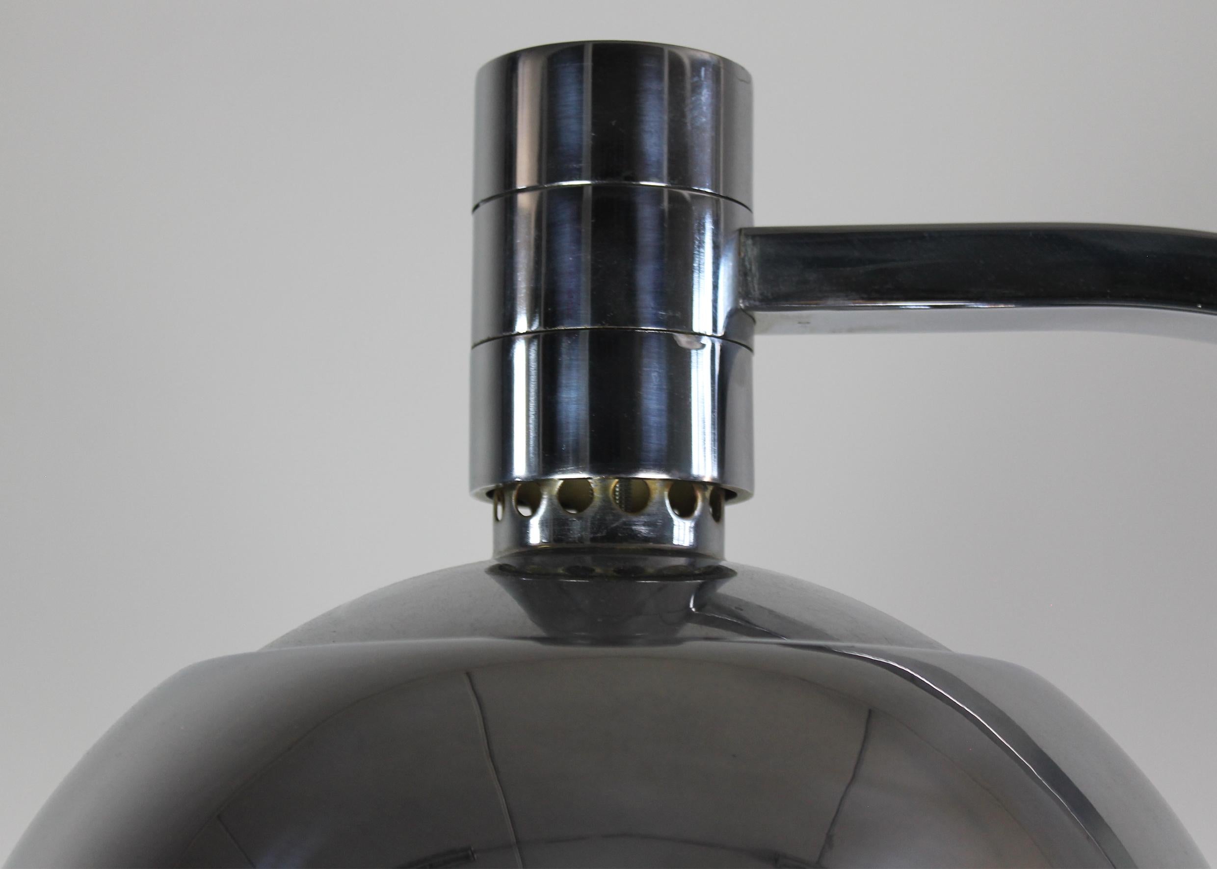 Italian Lampe de table chromée de la série AS/AM par Franco Albini pour Sirrah 1960 en vente