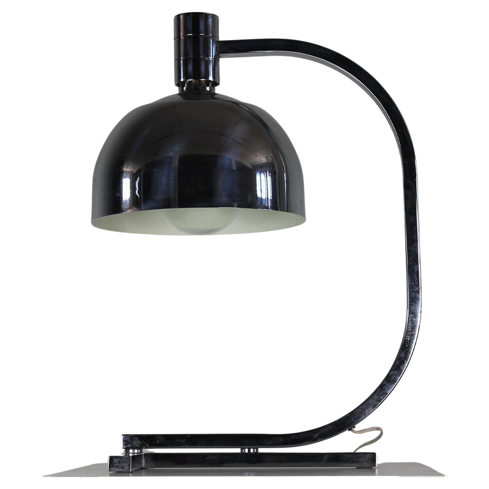 Lampe de table chromée de la série AS/AM par Franco Albini pour Sirrah 1960 en vente